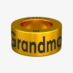 Notch Family Grandma Heart Gold Charm 00007-GO