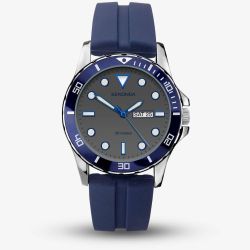 Sekonda Sports Blue Rubber Strap Watch 1702