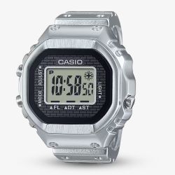 Casio 50th Anniversary Stainless Steel Silver Digital Ring Watch CRW-001-1ER