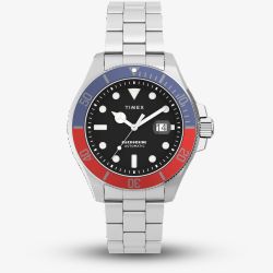 Timex Mens Harborside Red & Blue Stainless Steel Watch TW2V72100
