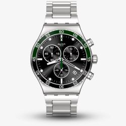 Swatch Dark Green Irony Watch YVS506G