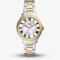 Fossil Ladies Gilmore Two Tone Three Hand Watch ES5396