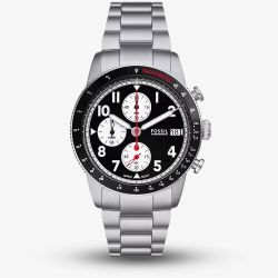 Fossil Sport Tourer Black Chronograph Watch FS6045
