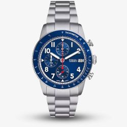 Fossil Sport Tourer Blue Chronograph Watch FS6047