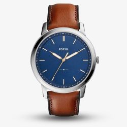 Fossil Minimalist Mens Strap Watch FS5304