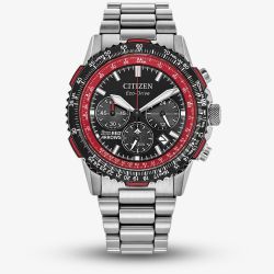 Citizen Mens Red Arrows Promaster Air Navihawk Black Dial Watch CA4666-56E