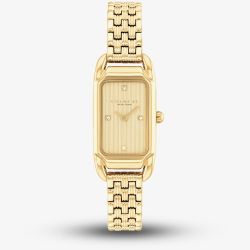 Coach Ladies Cadie Gold Tone Bracelet Watch 14504629