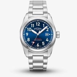 Rotary 1895 Pilot Automatic Blue Dial Watch GB05470/52