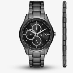 Armani Exchange Mens Dante Multifunction Watch & Bracelet Gift Set AX7154SET