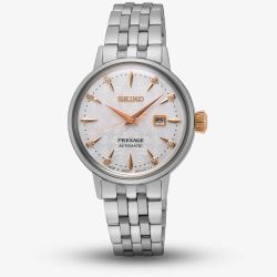 Seiko Ladies Cocktail Time Clover Club Diamond Twist Watch SRE009J1