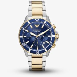Emporio Armani Mens Diver Chronograph Bracelet Watch AR11362