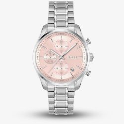 BOSS Grand Tour Chronograph Pink Dial Watch 1502765