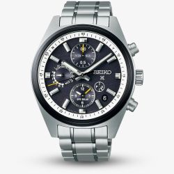 Seiko Mens Prospex Speedtimer GPS Solar Chronograph Black Watch SSH167J1