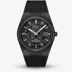 Tissot Mens PRX Powermatic 80 Black Carbon Watch T137.907.97.201.00