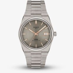 Tissot Mens PRX Anthracite Dial Titanium Bracelet Watch T137.807.44.061.00