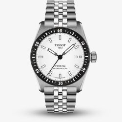 Tissot Mens PR516 38mm White Bracelet Watch T149.407.11.031.00