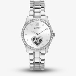 Guess Ladies Be Loved Silver Watch GW0380L1