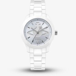 Vivienne Westwood Ladies Fenchurch Ceramica Blue Dial Watch VV358LBLWH