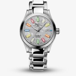 BALL Mens Engineer III Marvelight Chronometer Meteorite Watch NM9026C-S46C-MSLR