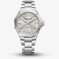 Ex-Display Baume & Mercier Riviera Silver Dial Watch BM0A10615