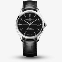 Ex-Display Baume & Mercier Mens Clifton Black Dial Watch 10692