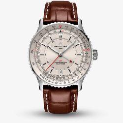 Breitling Navitimer Automatic GMT 41 Brown Watch A32310211G1P1