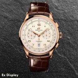Ex-Display Breitling Mens Premier B01 Chronograph 18k Watch RB0145371G1P1