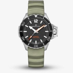 Hamilton Khaki Navy Frogman Green Automatic Watch H77825331