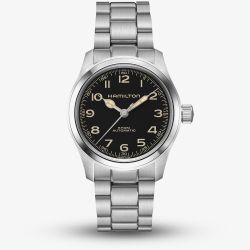 Hamilton Mens Khaki Field Murph 38mm Black Bracelet Watch H70405130