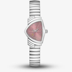 Hamilton Ladies Ventura S Quartz Pink Dial Bracelet Watch H24211170