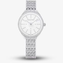 Swarovski Attract White Crystal Bracelet Watch 5742479