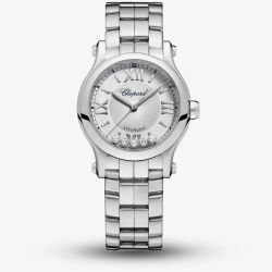 Chopard Ladies Happy Sport 0.14ct Diamond Watch 278573-3012