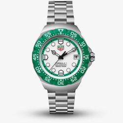 TAG Heuer Mens Limited Edition Formula 1 Solargraph Green Bezel Watch WBY1113.BA0042