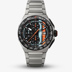 TAG Heuer Mens Limited Edition Formula 1 Chronograph x Gulf Bracelet Watch CBZ208B.BF0009