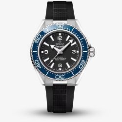 OMEGA Mens Seamaster Planet Ocean 600m Blue Rubber Strap Watch 217.32.42.21.01.002