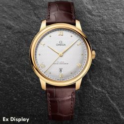 Ex-Display OMEGA Mens De Ville Prestige Master Chronometer White Dial Watch 434.53.40.20.02.002