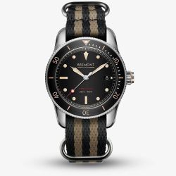 Bremont Mens Supermarine S302 Watch S302-BK-NATO-R-S