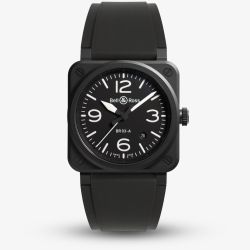 Bell & Ross BR03 Black Matte Automatic Black Dial Watch BR03A-BL-CE/SRB