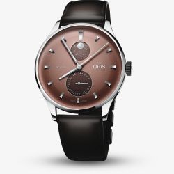 Oris Mens Artelier Complication Brown Dial Watch 01 782 7811 4056-07 6 20 17FC