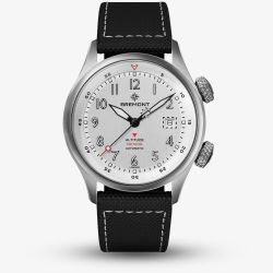 Bremont Mens Altitude MB Meteor Rubber Strap Watch ALT42-MT-TI-SITI-L-S