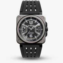 Bell & Ross Mens BR-X3 Black Titanium Automatic Watch BRX3R-BL-TI/SRB