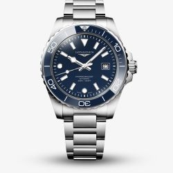 Longines Mens Hydroconquest Automatic 42mm Navy Blue Dial Watch L3.788.4.96.6