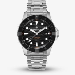 Bremont Mens Supermarine 500m Black Dial Watch SM43-DT-SS-BK-B