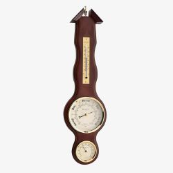 WM Widdop Wooden Weather Station Clock W8018