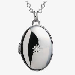 Hot Diamonds Romantic Oval Locket DP143