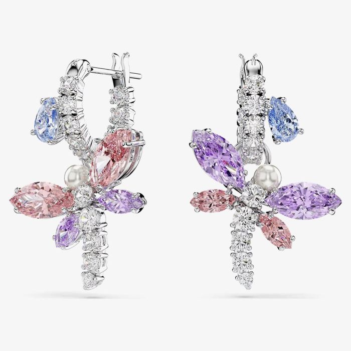 Swarovski 5749185 x Ariana Grande Dragonfly Hoop Earrings
