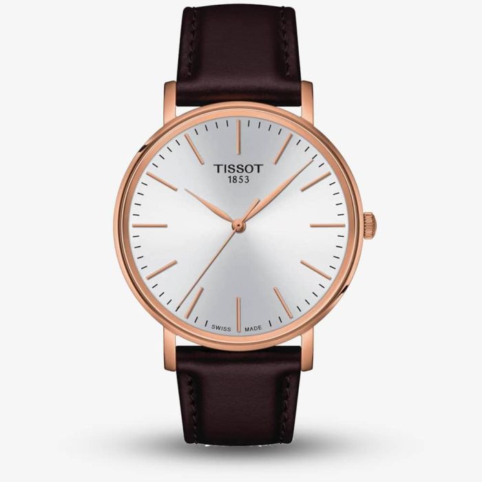 Ros.T  Tissot T143.410.36.011.00 T-Classic Silver Mens Watch - thbaker.co.uk