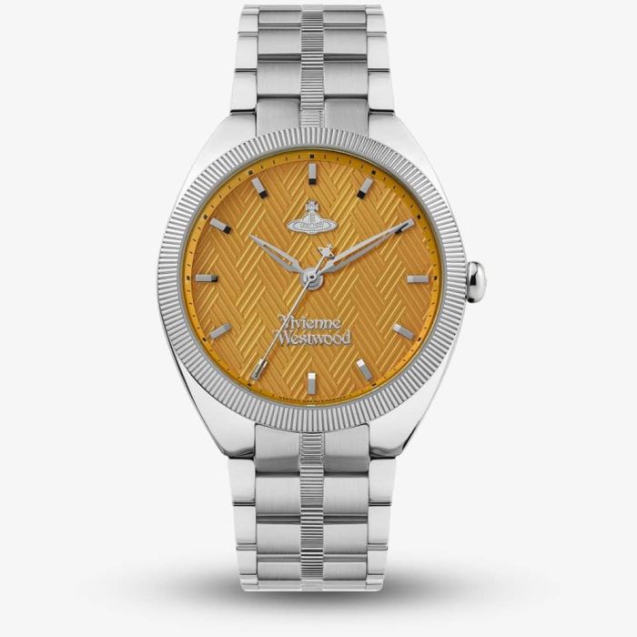 Vivienne Westwood 腕時計 Vivienne Westwood VV281TNSL The Mews Orange Dial Watch - thbaker.co.uk
