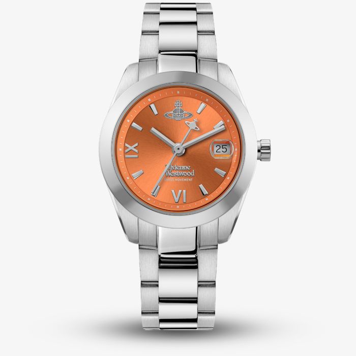 Vivienne Westwood VV292ORSL Ladies Fenchurch Orange Dial Watch