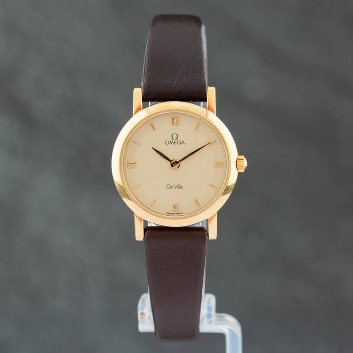 Second Hand OMEGA De-Ville 18ct Gold Watch - thbaker.co.uk
